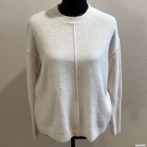 COSTCO Cream Crewneck Women's Sweater